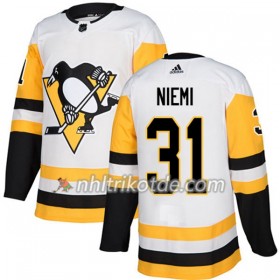 Pittsburgh Penguins Trikot Antti Niemi 31 Adidas 2017-2018 Weiß Authentic - Dame